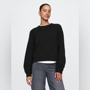 Gap Balloon Sleeve Cotton Sweater